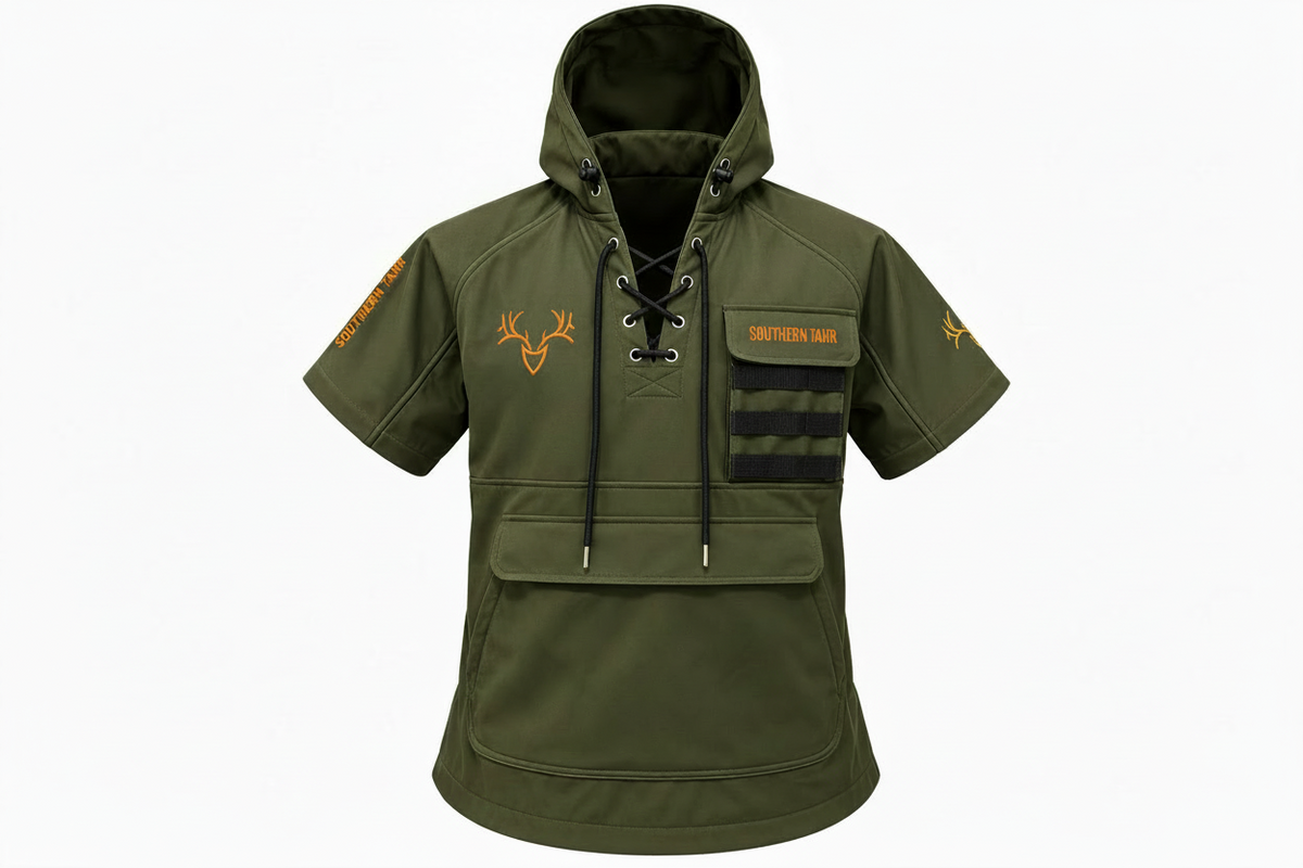 Southern Tahr Hooded Bush Jacket - Green