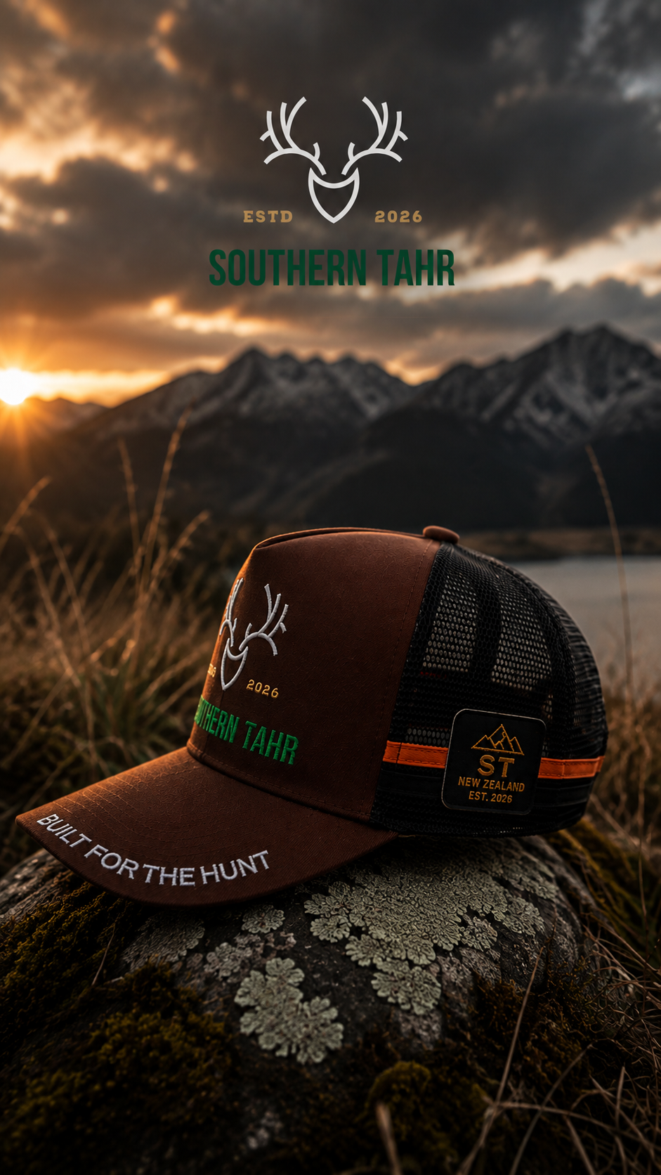 Southern Tahr Built for the Hunt Trucker Cap